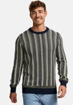 Indicode Strickpullover INScott Beige/Grau/Dunkelblau/Schwarz/Gold