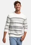 Indicode Strickpullover INScott Grau/Hellgrau