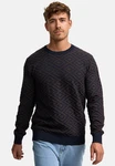 Indicode Strickpullover INScott Dunkelblau/Hellblau/Rosa/Bordeaux