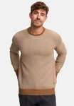 Indicode Strickpullover INLeague Braun/Beige/Orange/Gelb