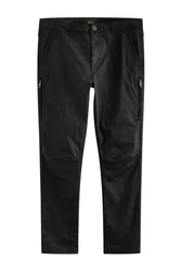 Next Stretch-Hose mit Reißverschlussdetail Schwarz