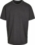 Build Your Brand Rundhalsshirt Heavy Oversize Tee Dunkelgrau/Grau