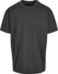 Build Your Brand Rundhalsshirt Heavy Oversize Tee Dunkelgrau/Grau