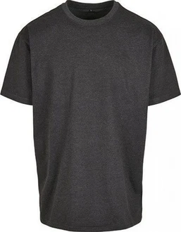 Build Your Brand Rundhalsshirt Heavy Oversize Tee Dunkelgrau/Grau