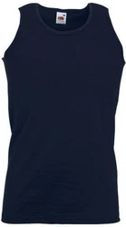 Fruit of the Loom Tanktop Athletic Vest Tank Top Herren T-Shirt Dunkelblau/Blau