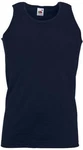 Fruit of the Loom Tanktop Athletic Vest Tank Top Herren T-Shirt Dunkelblau/Blau