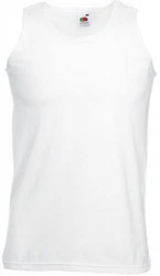 Fruit of the Loom Tanktop Athletic Vest Tank Top Herren T-Shirt Weiß/Creme