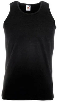 Fruit of the Loom Tanktop Athletic Vest Tank Top Herren T-Shirt Schwarz/Dunkelgrau Fruit of the Loom Tanktop Athletic Vest Tank Top Herren T-Shirt Schwarz/Dunkelgrau