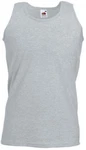Fruit of the Loom Tanktop Athletic Vest Tank Top Herren T-Shirt Grau/Hellgrau