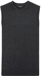 Sweatshirt Mens V-Neck Sleeveless Knitted Pullover