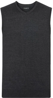 Russell Sweatshirt Herren V-Neck ärmelloser Pullover 