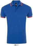 SOLS Poloshirt Pasadena Herren Blau/Dunkelblau