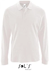 SOLS Langarm-Poloshirt Herren Long-Sleeve Piqu Polo Shirt Perfect Weiß/Khaki/Grau/Braun