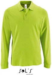 SOLS Langarm-Poloshirt Herren Long-Sleeve Piqu Polo Shirt Perfect 