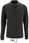 SOLS Langarm-Poloshirt Herren Long-Sleeve Piqu Polo Shirt Perfect Dunkelgrau/Dunkelgrün/Grau/Khaki