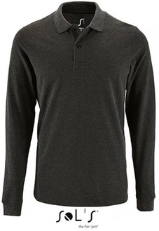 SOLS Langarm-Poloshirt Herren Long-Sleeve Piqu Polo Shirt Perfect