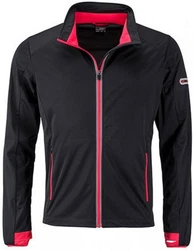 James & Nicholson Sports Softshell Jacket Rosa/Rot/Schwarz/Dunkelrot/Dunkelblau