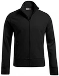 Promodoro Sweatjacke Herren Jacket Stand-Up Collar Schwarz/Dunkelgrau