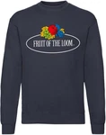 Fruit of the Loom Sweatshirt Vintage Sweat Set In Large Logo Print Dunkelblau