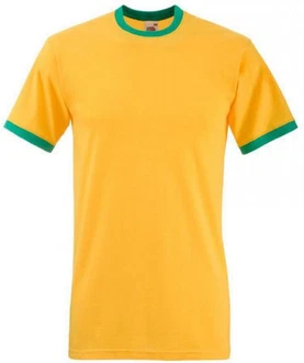 Fruit of the Loom Rundhalsshirt Ringer Herren T-Shirt Fruit of the Loom Rundhalsshirt Ringer Herren T-Shirt