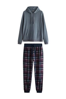 Next Pyjama Thermo-Schlafanzug mit Kapuze (2 tlg)