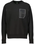 BOSS Sweatshirt Herren SALBIQ (1-tlg) Schwarz/Dunkelblau