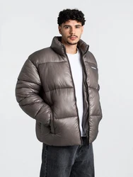 Pegador Winterjacke Solin Light Glossy Puffer Jacket Dunkelgrau/Braun/Dunkelbraun/Grau/Beige