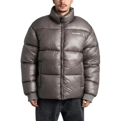 Pegador Winterjacke Solin Light Glossy Puffer Jacket Dunkelgrau/Braun/Dunkelbraun/Grau/Beige