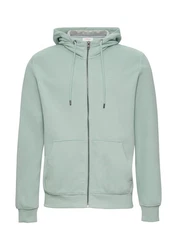 s.Oliver Allwetterjacke Hoodie mit Logo-Print Hellgrün/Grün/Hellblau
