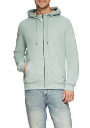 s.Oliver Allwetterjacke Hoodie mit Logo-Print Hellgrün/Grün/Hellblau