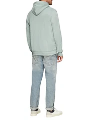 s.Oliver Allwetterjacke Hoodie mit Logo-Print Hellgrün/Grün/Hellblau