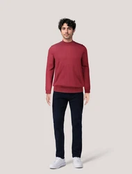 HUGO Strickpullover San Matteo Rot/Dunkelrot/Rosa/Bordeaux