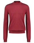 HUGO Strickpullover San Matteo Rot/Dunkelrot/Rosa/Bordeaux