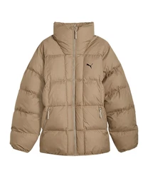 PUMA Sweatjacke Puffer Jacke Beige/Braun/Khaki
