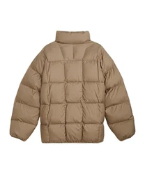 PUMA Sweatjacke Puffer Jacke Beige/Braun/Khaki