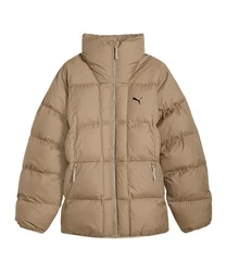 PUMA Sweatjacke Puffer Jacke Beige/Braun/Khaki