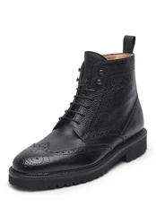Henry Stevens Schnürboots Winston (FBDB6) Schwarz