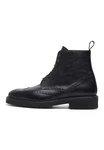 Henry Stevens Schnürboots Winston (FBDB6) Schwarz