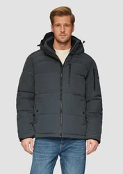 s.Oliver Anorak Steppjacke Regular Fit Dunkelgrau/Dunkelblau/Grau/Hellgrau