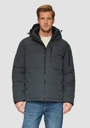 s.Oliver Anorak Steppjacke Regular Fit Dunkelgrau/Dunkelblau/Grau/Hellgrau