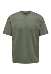 ONLY & SONS T-Shirt ONSFRED RLX SS TEE NOOS Dunkelgrün