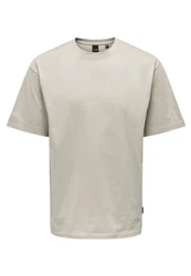 ONLY & SONS T-Shirt ONSFRED RLX SS TEE NOOS Khaki/Beige/Braun