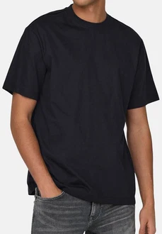 ONLY & SONS T-Shirt ONSFRED RLX SS TEE NOOS Schwarz/Dunkelblau
