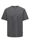 ONLY & SONS T-Shirt ONSFRED RLX SS TEE NOOS Dunkelgrau/Grau/Hellgrau/Dunkelblau