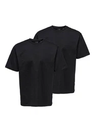 T-Shirt 2er Pack Onsfred (Spar-Set, 2-tlg) T-Shirt - Baumwolle - Atmungsaktiv - Locker geschnitten