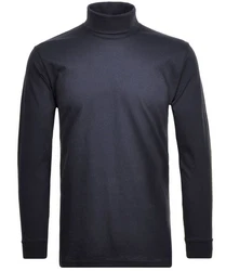 RAGMAN Rollkragenpullover Langarm Basic Dunkelblau/Schwarz