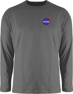 Shirtracer Rundhalsshirt NASA Logo Space X Merchandise Weltraum Weltall