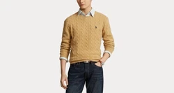 Polo Ralph Lauren Strickpullover Gelb/Khaki/Braun/Beige