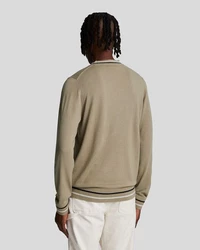 Lyle & Scott Strickpullover Herren Khaki/Beige/Braun