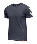 hummel T-Shirt hmlLEGACY Chevron T-Shirt Dunkelblau/Grau/Blau